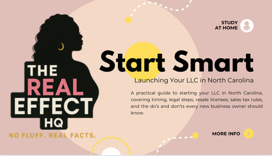 Start Smart- Starting an LLC In North Carolina